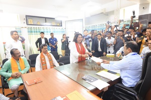 Royal scion Kriti Singh Debbarma files candidature for Tripura East LS seat