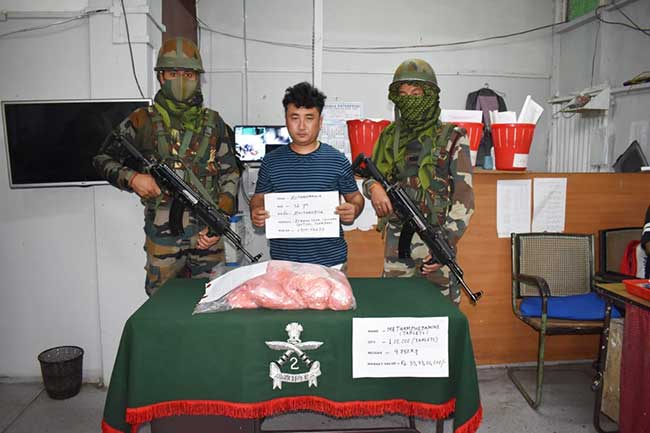 Huge haul of methamphetamine tablets seized in Mizoram, 1 held