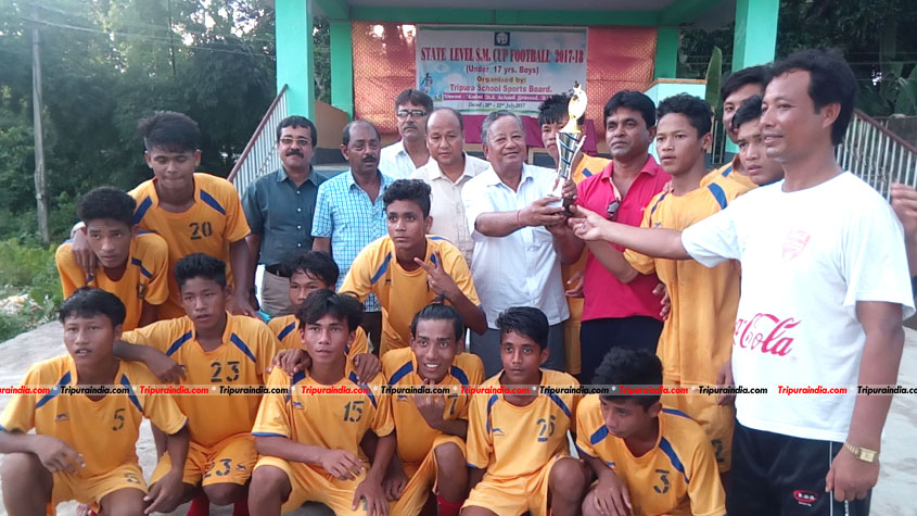 State SM Cup Football Event: Sports Schools Boy’s wins title