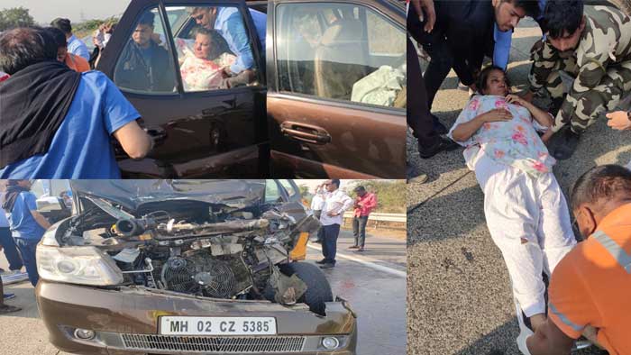 Shabana Azmi hurt in Raigad road accident