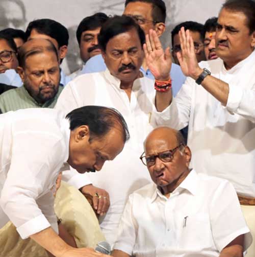Sharad Pawar pats Ajit Pawar, says he's done a lot for NCP