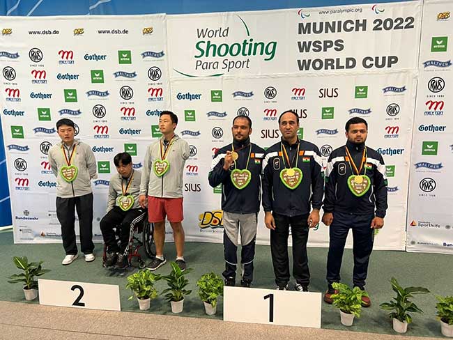 Singhraj shines as India top Munich Para-shooting World Cup with 10 medals