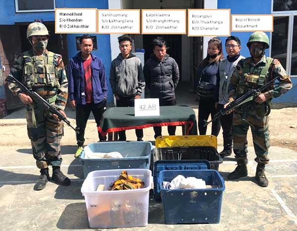 Smuggled from Myanmar, 6 rare Burmese pythons seized in Mizoram