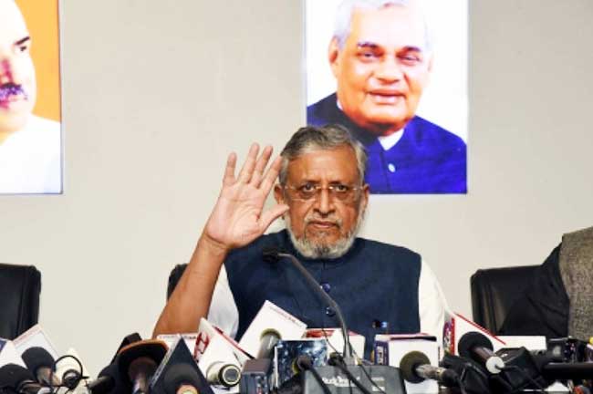 Congress sinking ship, says Sushil Modi after deposing in defamation case against Rahul