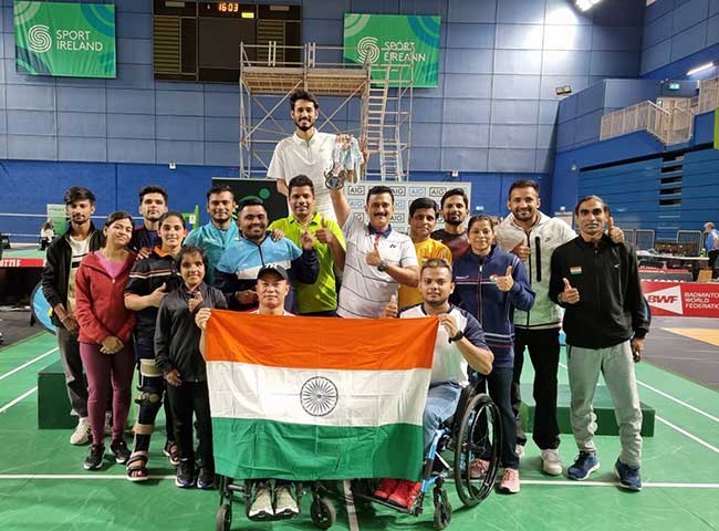 Gold for Mandeep, Nithya; Team India bags 11 medals in Ireland Para-Badminton Int'l