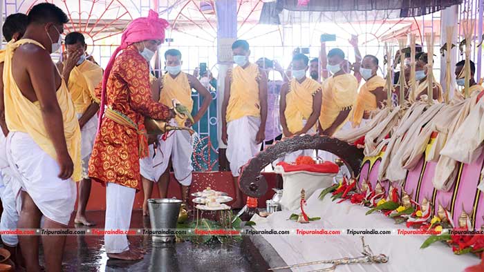 Tripura’s centuries-old ‘Kharchi Puja’ festival begins amid COVID restrictions