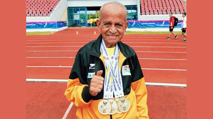 Want to be role model for youngsters, says 92-year-old runner