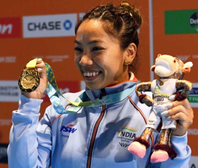 Weightlifter Mirabai Chanu lifts India's first gold at Commonwealth Games 2022