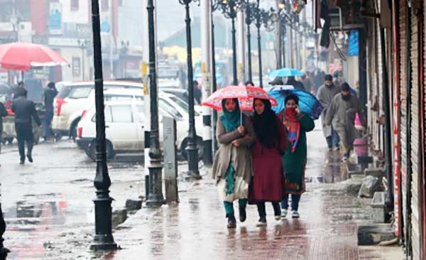 Widespread rain, thunderstorm expected to continue in J&K