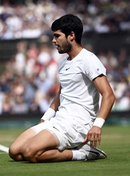 Wimbledon 2023: Alcaraz overcomes Djokovic in five-set thriller, to claim maiden grass-court major