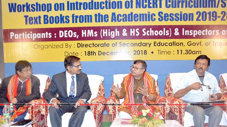 Day long workshop on introduction of NCERT curriculums held for HMs, teachers