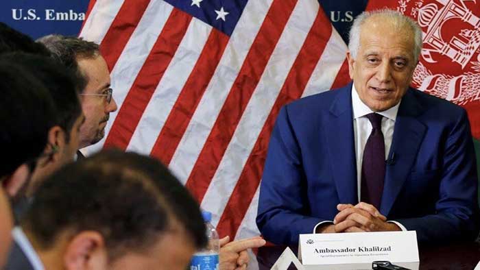 Khalilzad welcomes NATO's call for Afghan peace