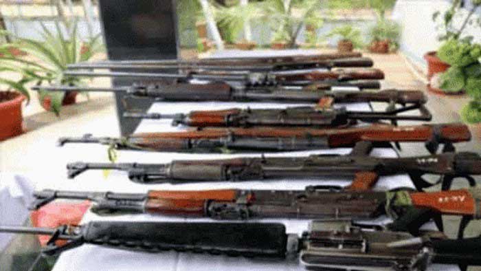 Over 240 tribal militants lay down arms in Assam