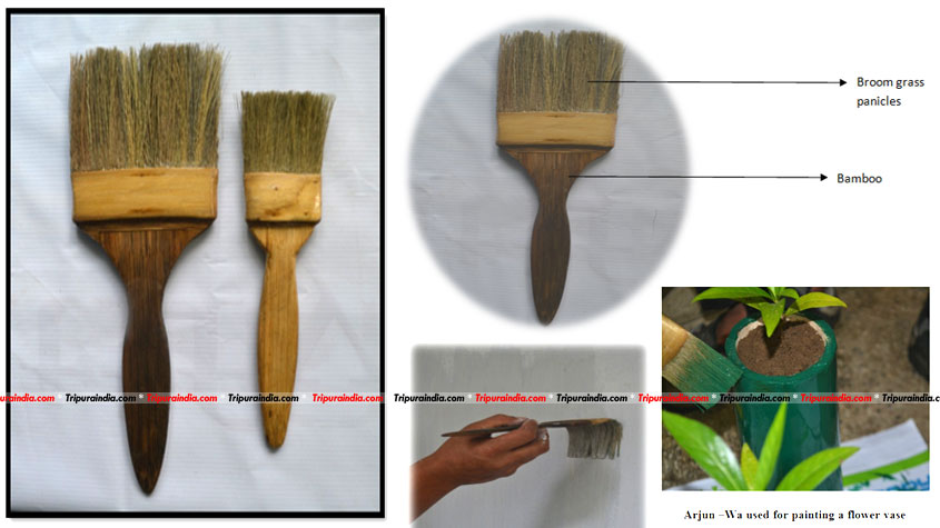 Arjun-Wa Brush - a Bamboo made Painting Brush