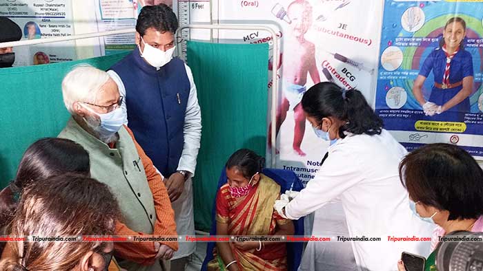 CM Biplab Kumar Deb thanks PM Modi on COVID Vaccination drive 1st anniversary