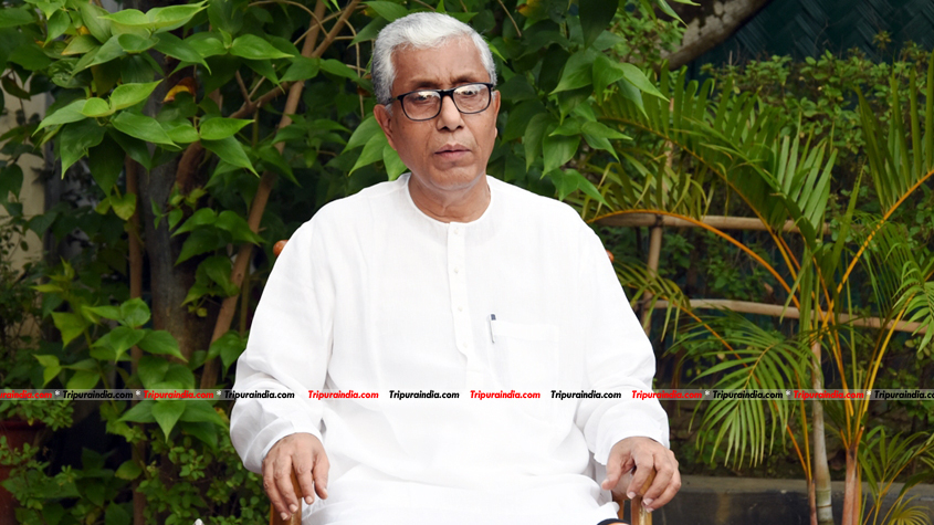 BJP using 'terror collaborator' to oust Left government in Tripura: CM Manik Sarkar