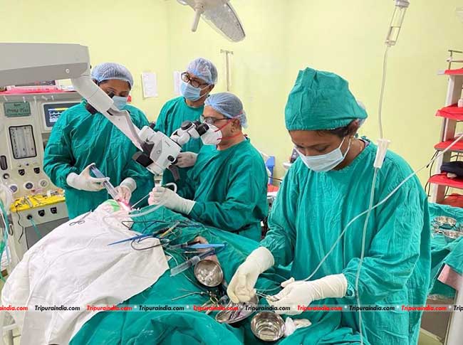 Doctors of GB Pant performs critical cochlear implant surgery