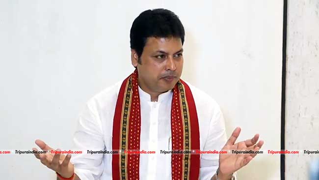 CPI(M) poll manifesto – an attempt to compromise with national security: Biplab Kumar Deb