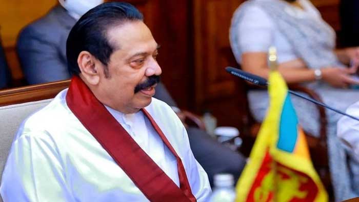 Mahinda Rajapaksa to remain in naval base until normalcy returns