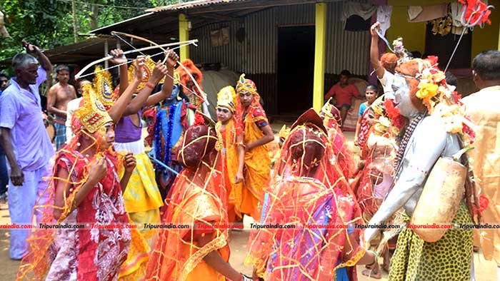 Traditional Gajan festival observed in Tripura