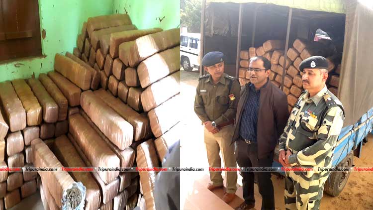 2,040 Kgs of Ganja seized from Club office at Melagarh