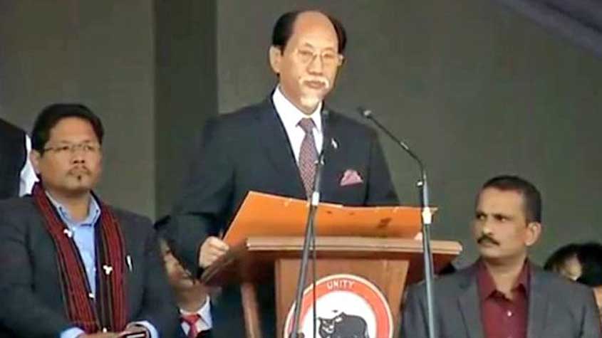 Neiphiu Rio sworn in as Nagaland CM