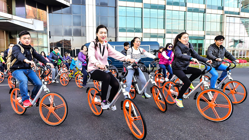 Bike-sharing schemes: Flourishing or running riot?