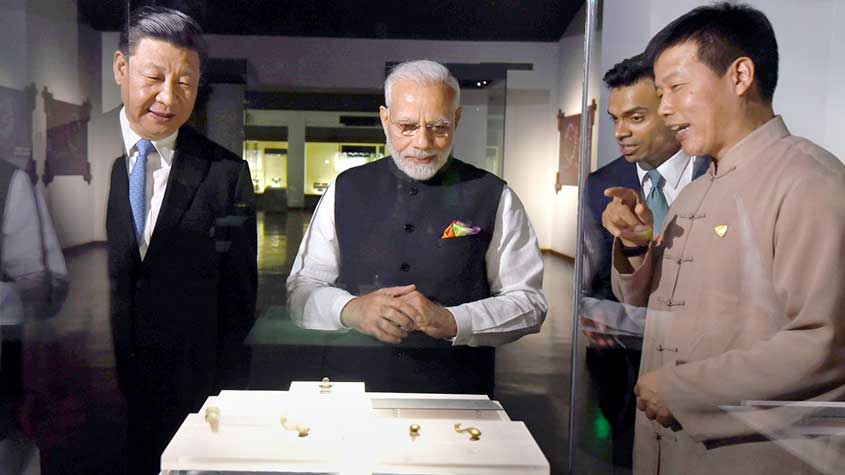 Modi, Xi discuss ways to boost bilateral ties