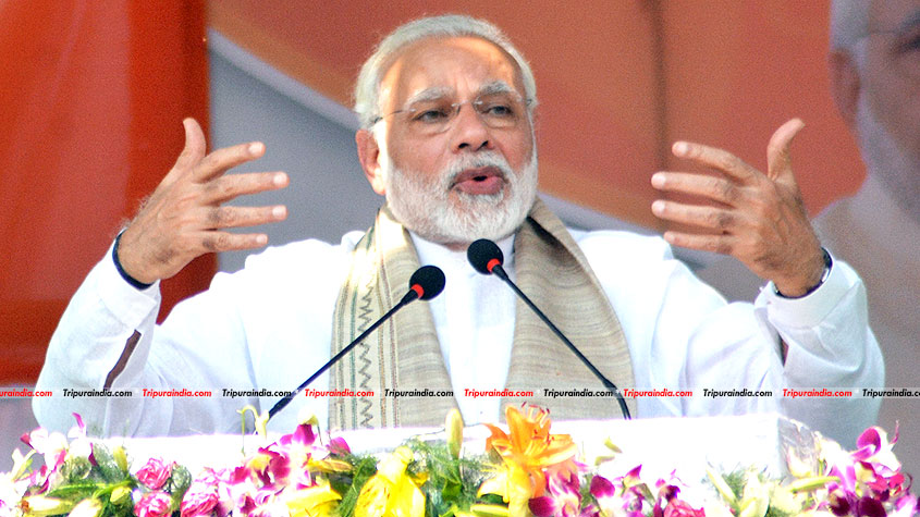 PM Modi assures of full support to newly formed BJP govt. in Tripura