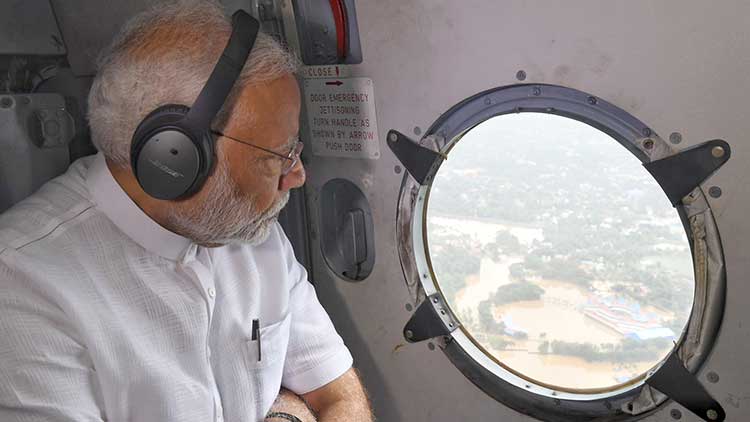 PM announces Rs 500 crore assistance to flood-hit Kerala