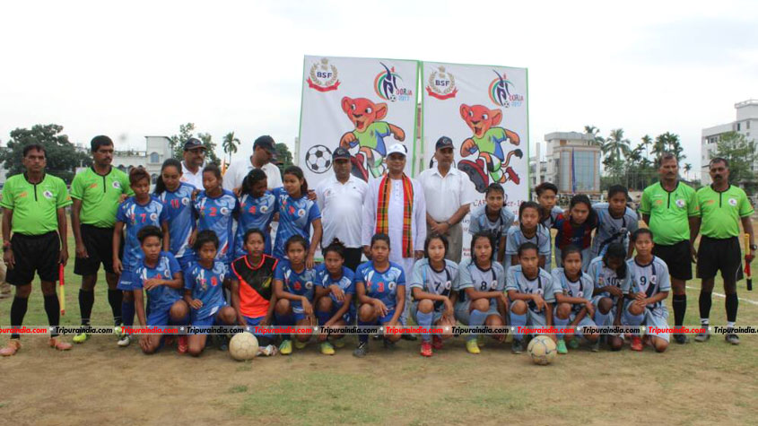 OORJA 2017 CAPFs U-19 Football Talent Hunt Tournament: Tripura Sports School today lifts title in Girl’s Category