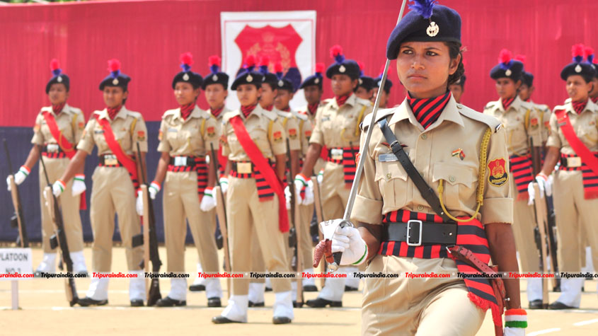 Passing out parade for newly joined women constables held