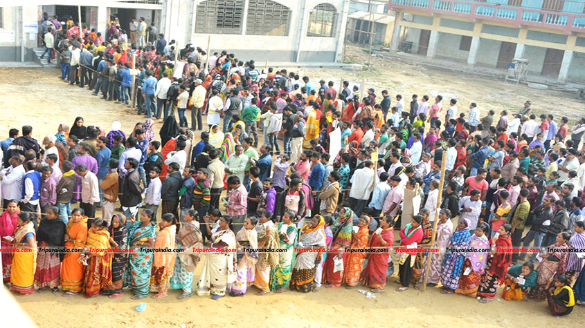 Tripura goes for poll amidst tight security
