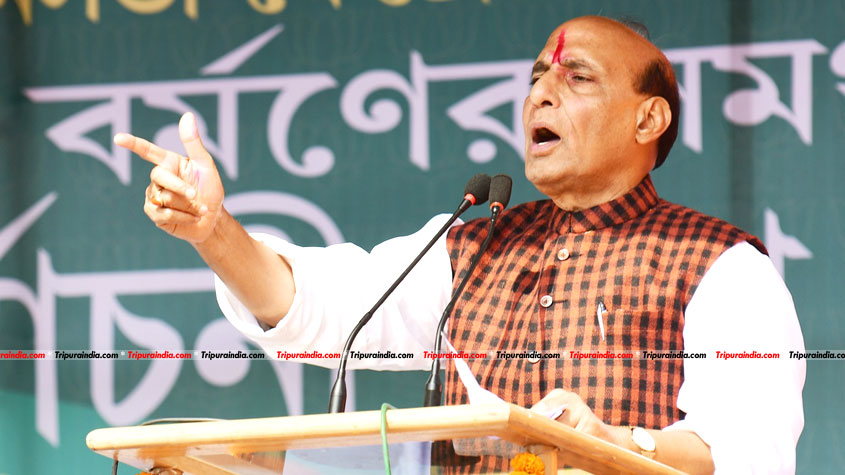 Bangladesh's great support helped curb terror in northeast: Rajnath