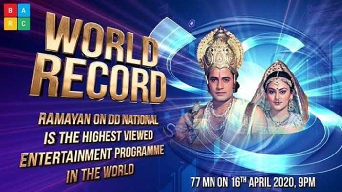 'Ramayan' breaks all records, becomes world's most-watched show
