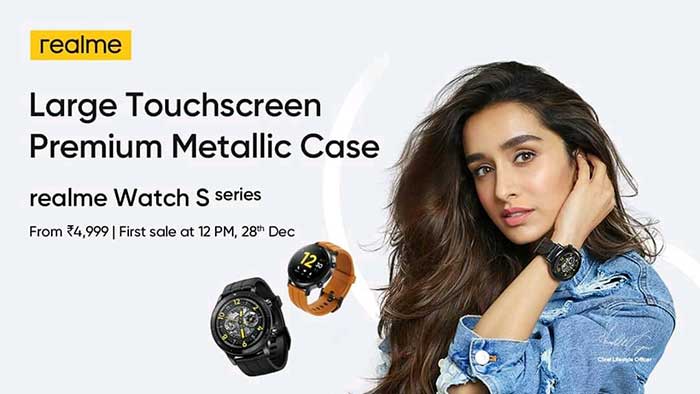 Realme Watch S, Watch S Pro launched in India, price starts at Rs 4,999