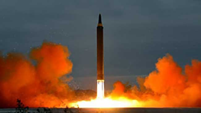 N.Korea test-fires railway-borne missile with range of 800 km