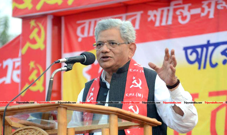 Tripura polls outcome to push anti-BJP politics: Yechury
