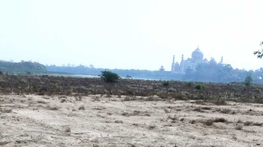 Activists march to protect Taj from pollution