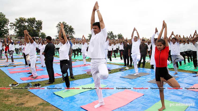 4th International Yoga Day program observed at khumulwng