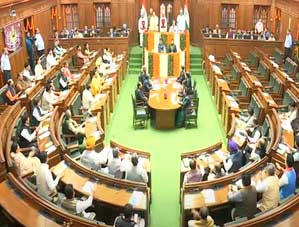 Delhi Assembly: 12 AAP MLAs suspended for the day