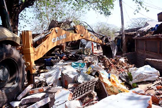 Demolition of Agartala Lake Chowmuhni Bazar sparks wave of protest