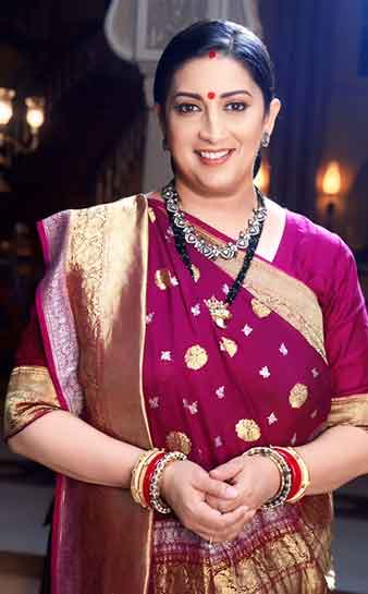 Smriti Irani on wearing Gaurang Shah’s weaves for 'Kyunki Saas Bhi Kabhi Bahu Thi 2'