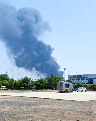 Ahmedabad airport suspends flight operations after Air India plane crashes with 242 on board