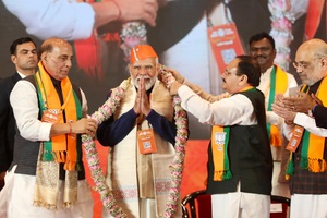 BJP national convention passes political resolution, hails PM Modi for Ram Mandir, women's reservation