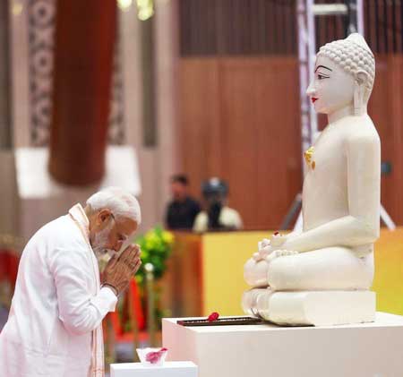 Bhagwan Mahavir's ideals give strength to countless people, says PM Modi