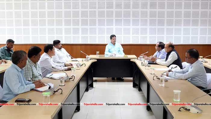 CM Dr. Manik Saha chairs review meet on operation of Agartala-Chittagong international flight service