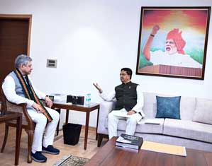 CM Saha discusses introduction of Vande Bharat train in Tripura with Railway Minister