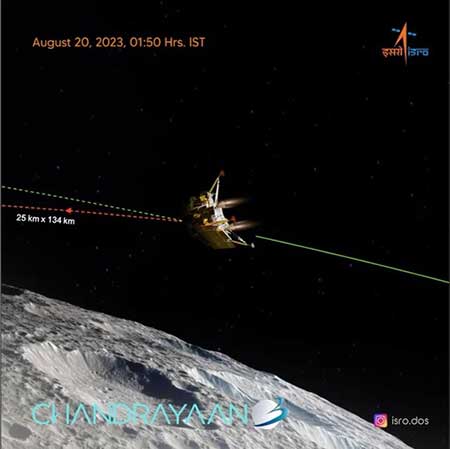 All set for India’s moon lander to touch down on lunar soil