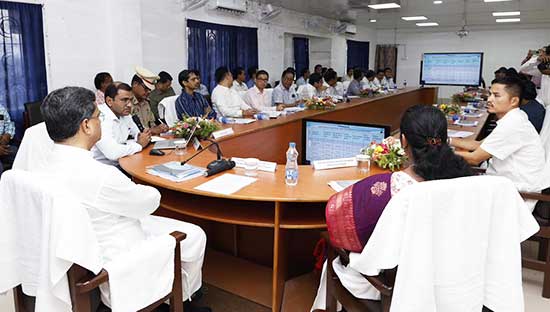 Chief Minister reviews development projects in Dhalai District
